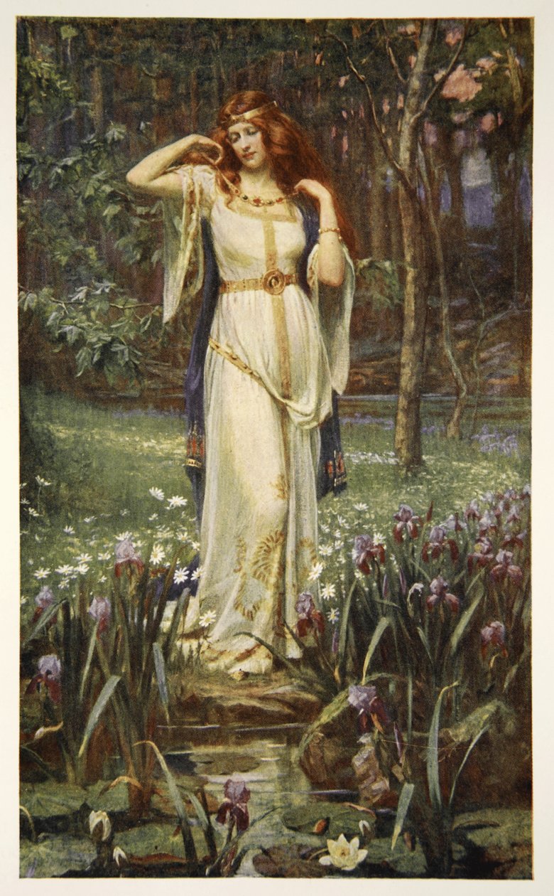 Freyja i naszyjnik, ilustracja z 