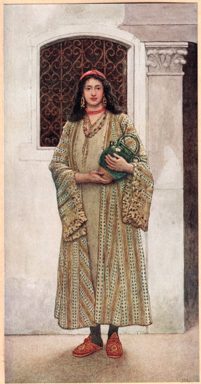 Jessica, ilustracja z „Kupca weneckiego”, ok. 1910 autorstwa James Dromgole Linton