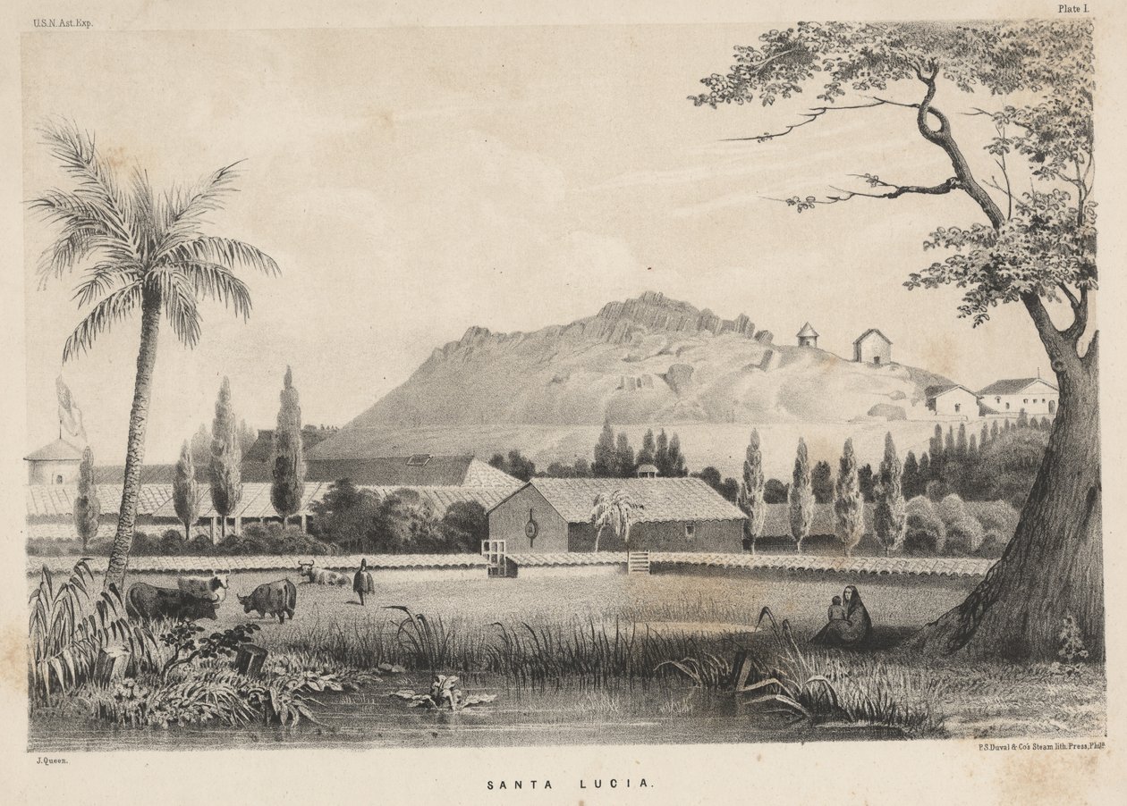 Św. Łucja, 1855 autorstwa James Fuller Queen