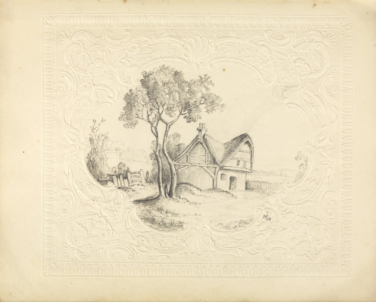 Rysunek domu autorstwa James G. Jones