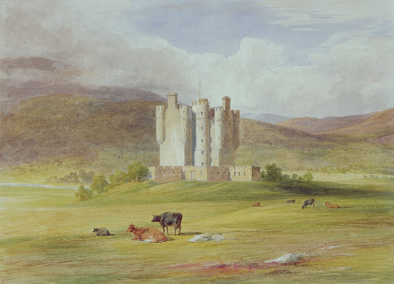 Zamek Braemar, 1841 autorstwa James Giles