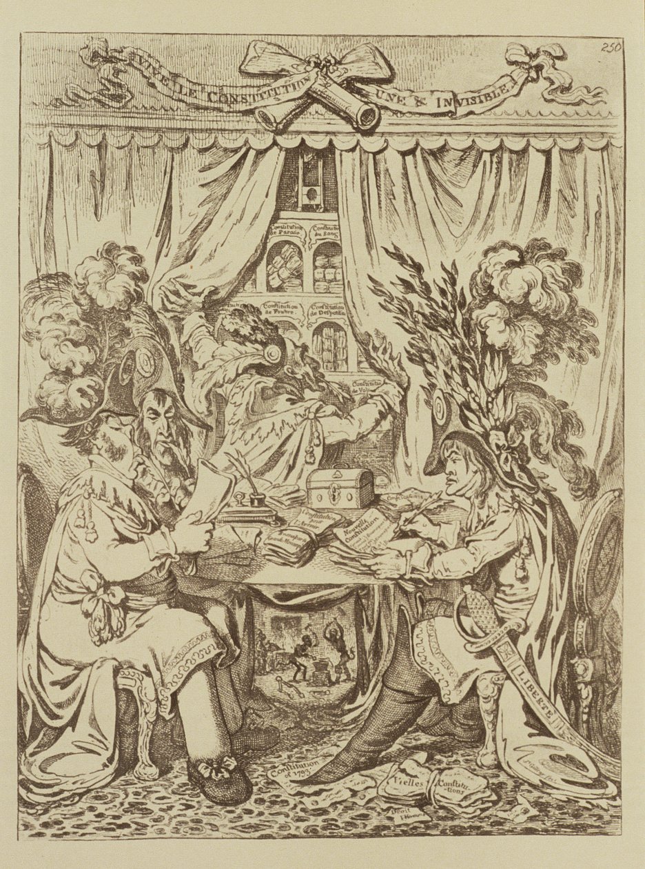Francuski Triumwirat Konsularny, 1800 r. autorstwa James Gillray