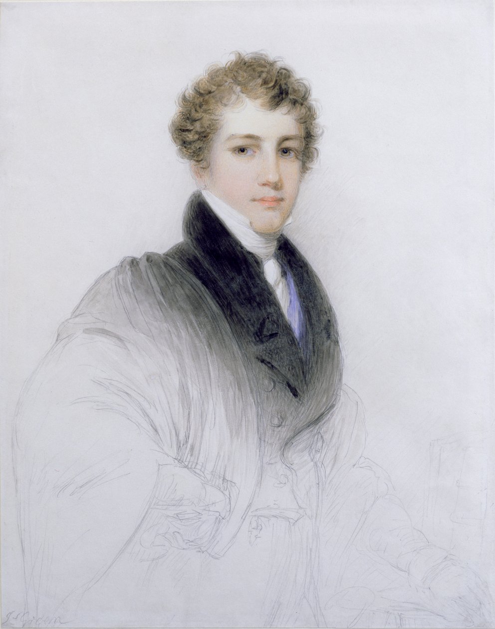 Regency Youth w szarej kurtce autorstwa James Green