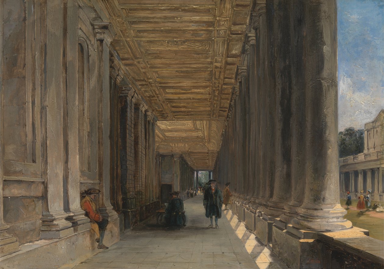 Kolumnada Domu Królowej Mary, Greenwich autorstwa James Holland