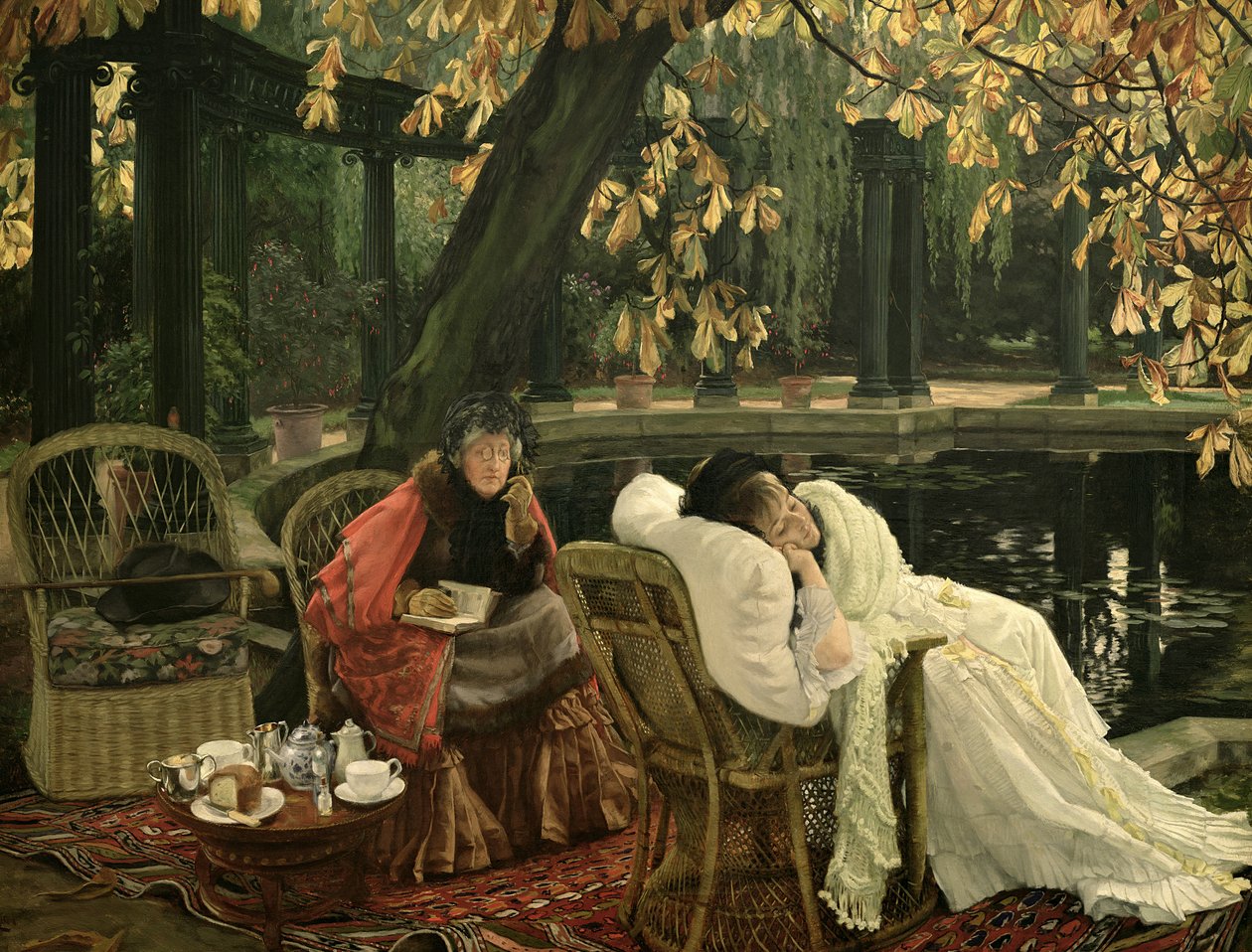 Rekonwalescent, ok. 1876 r autorstwa James Jacques Joseph Tissot