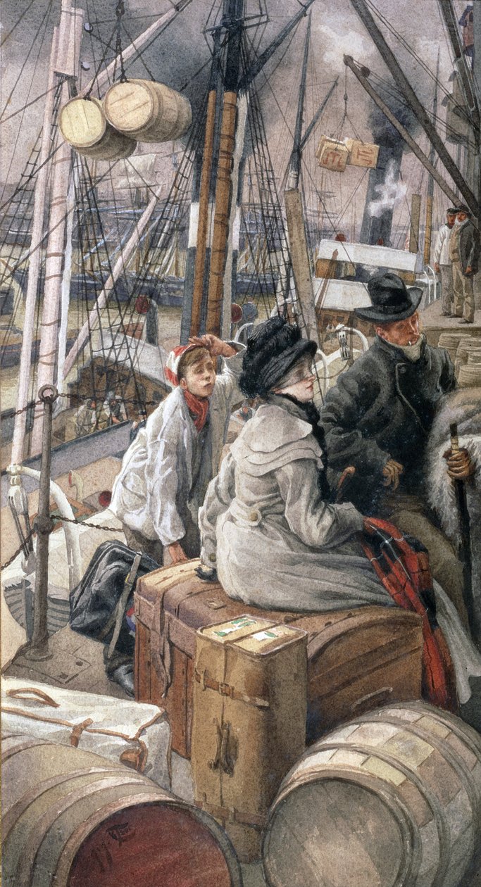 Nieznany obraz autorstwa James Jacques Joseph Tissot