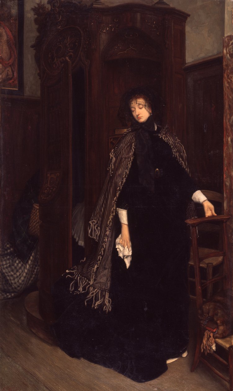 W kościele, 1865 autorstwa James Jacques Joseph Tissot