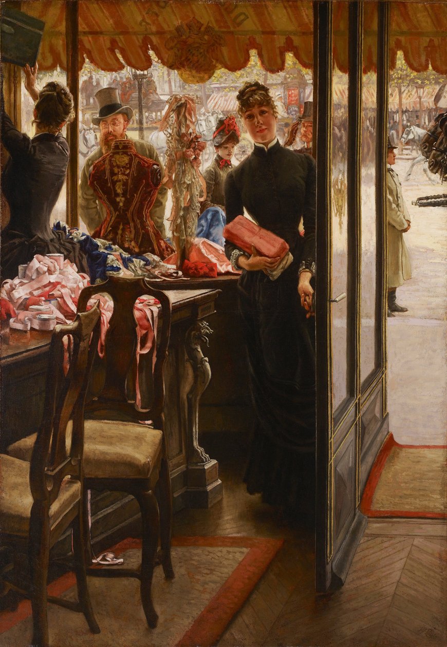 Sklep Lady autorstwa James Jacques Joseph Tissot