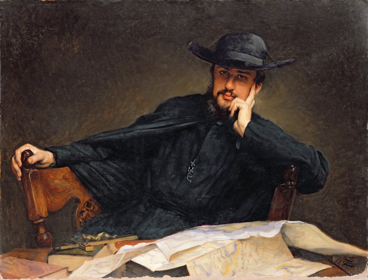 Portret księdza autorstwa James Jacques Joseph Tissot