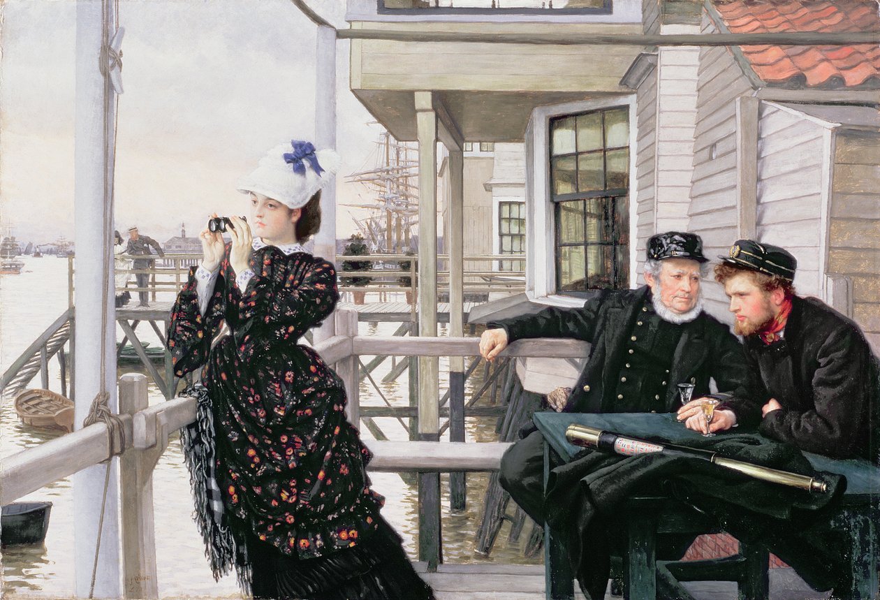 Córka kapitana autorstwa James Jacques Joseph Tissot