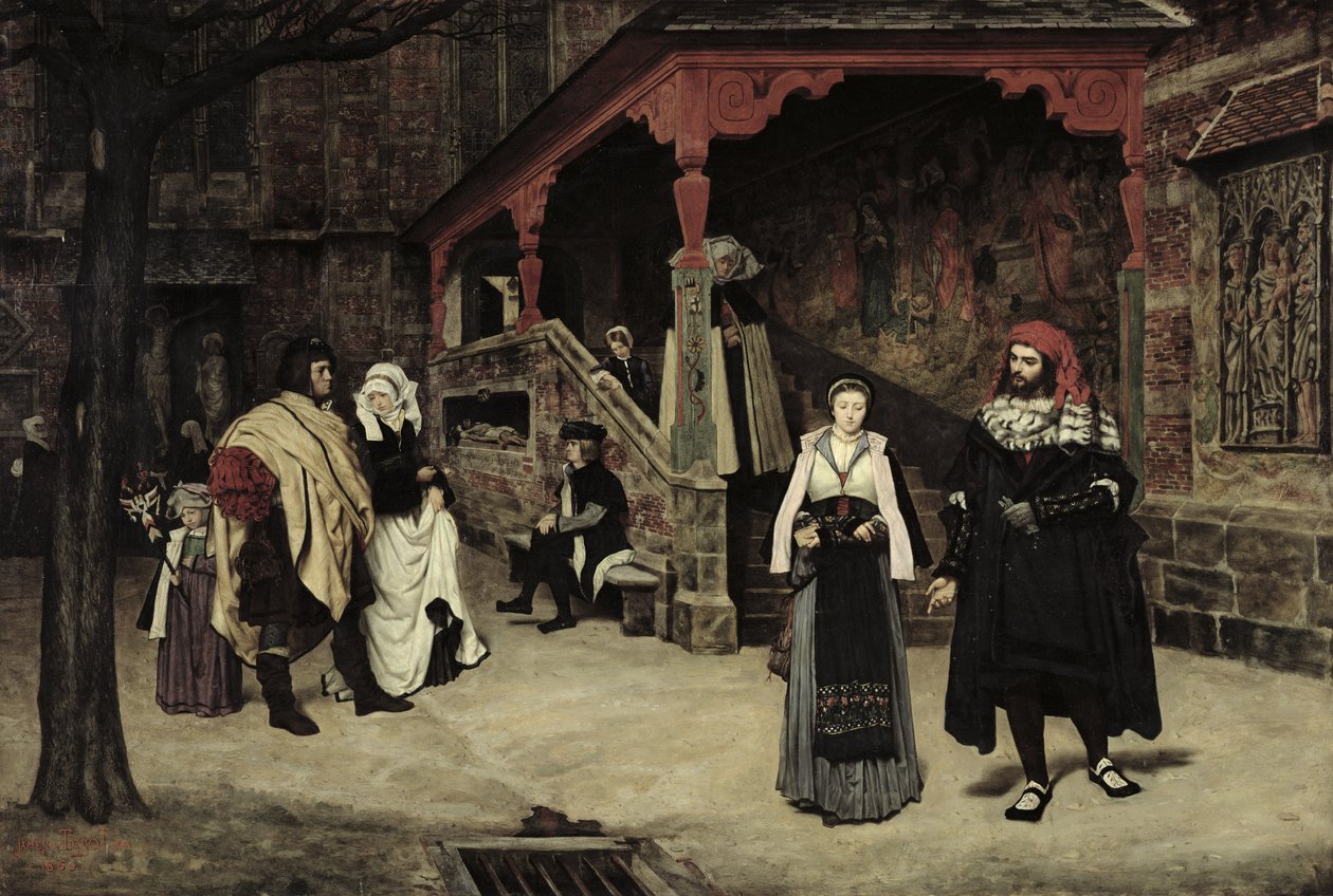 Spotkanie Fausta i Małgorzaty autorstwa James Jacques Joseph Tissot