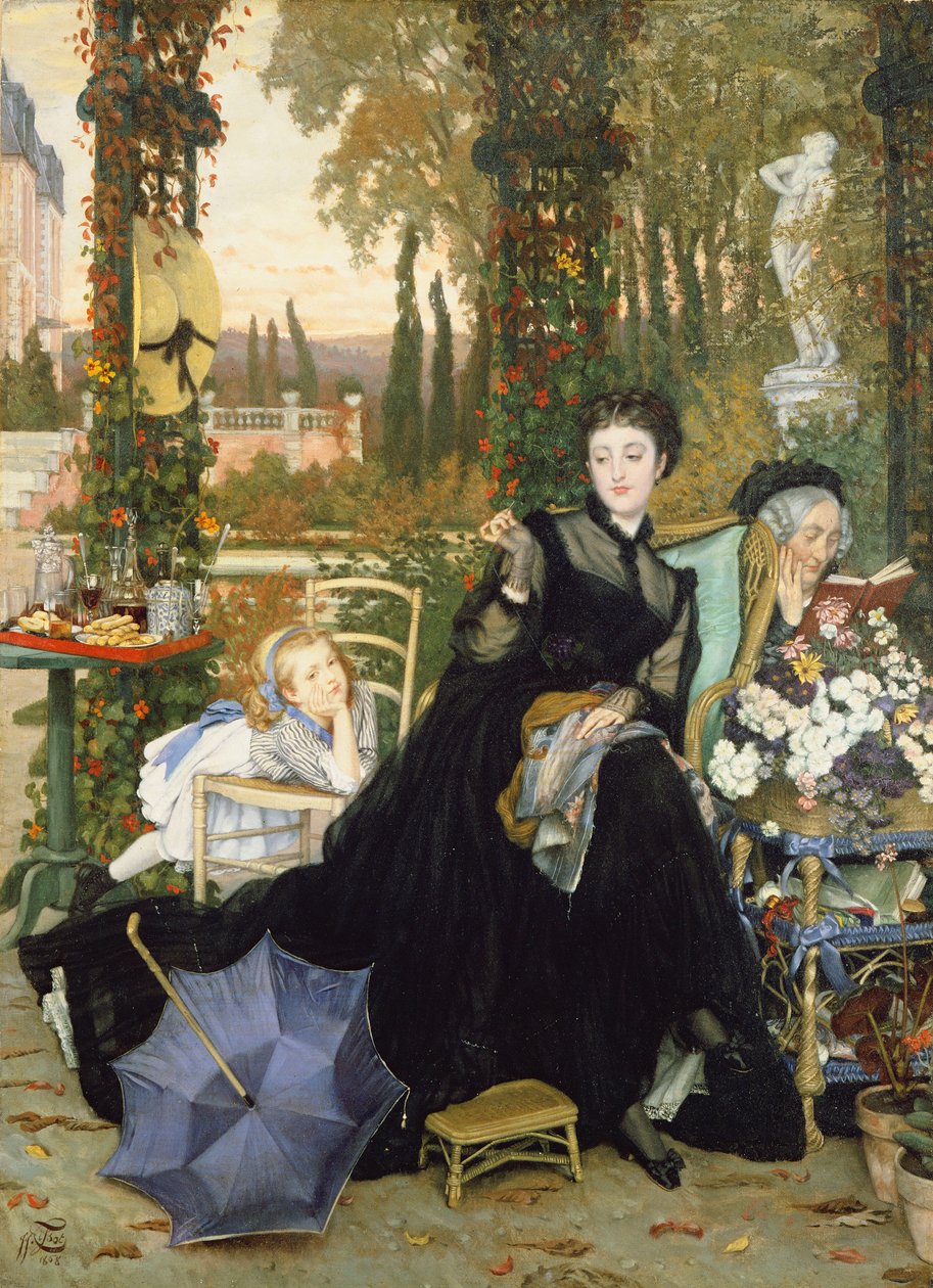 Wdowa, 1868 autorstwa James Jacques Joseph Tissot