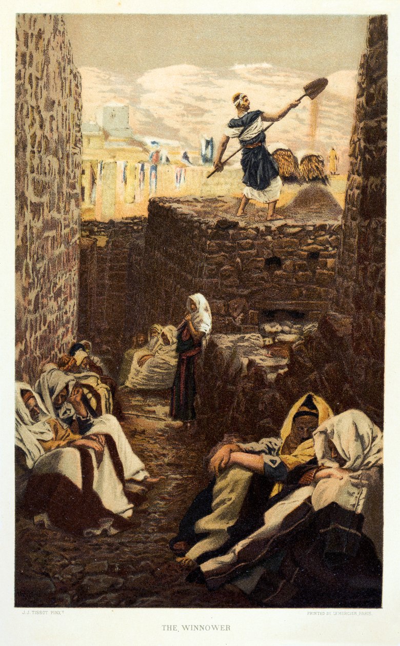 Winnower, Święty Mateusz - Rozdział 3 - Biblia autorstwa James Jacques Joseph after Tissot