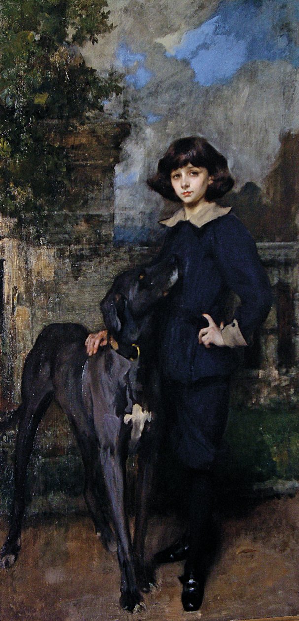 John Manners, później 9. książę Rutland, c.1898-99 autorstwa James Jebusa Shannon