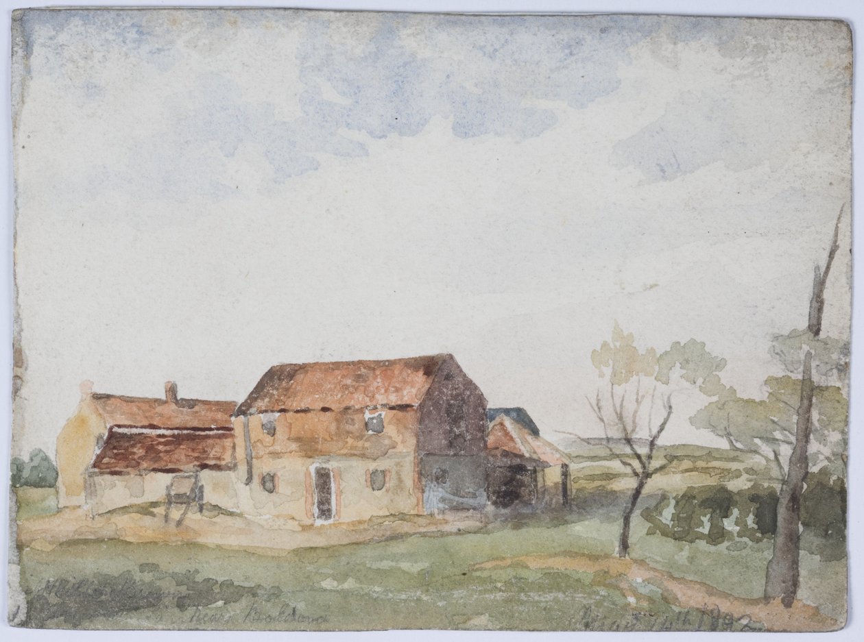 Near Boldon (ołówek, akwarela na papierze) autorstwa James Miller Brown