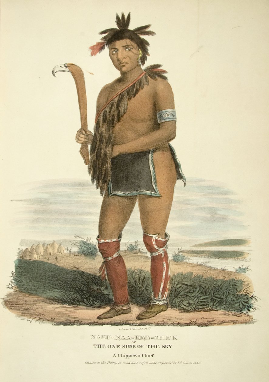 Nabu-naa-kee-shick lub The One Side of the Sky autorstwa James Otto Lewis