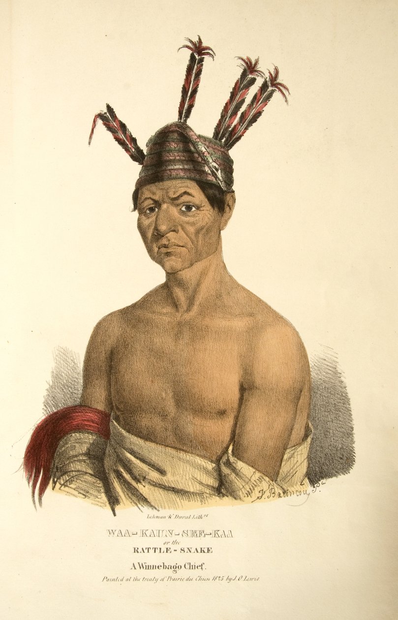 Waa-kaun-see-ka lub Grzechotnik-Wąż autorstwa James Otto Lewis