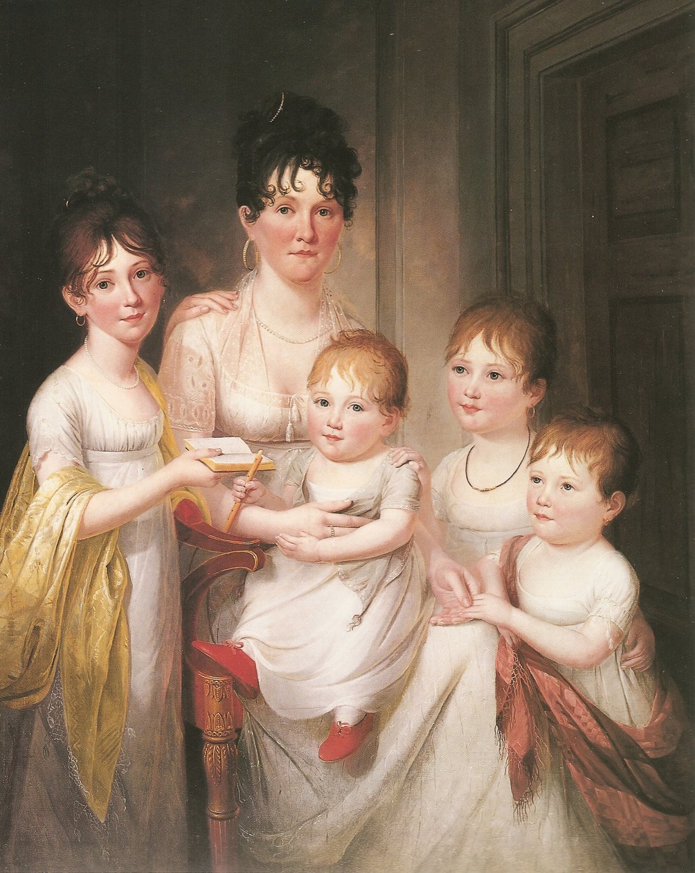 Madame Dubocq i jej dzieci autorstwa James the Elder Peale