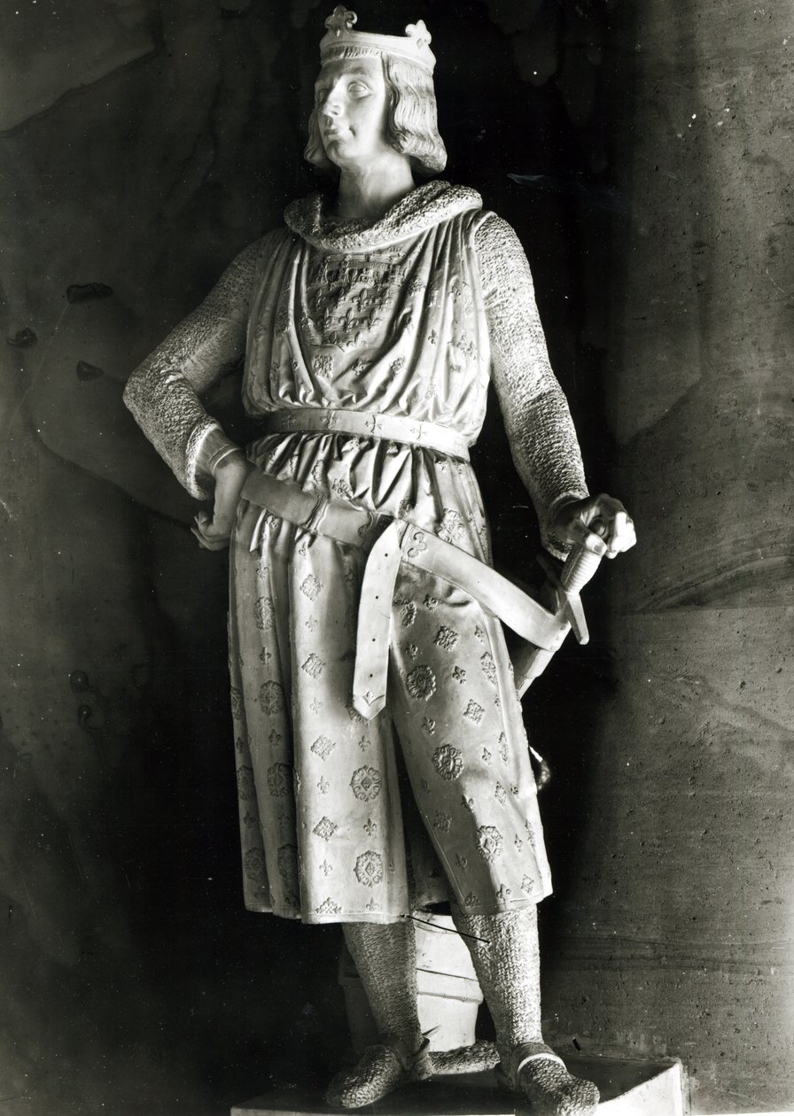 Robert Francji (1216-50), hrabia Artois (1237-50) 1842-43 (tynk) autorstwa James Pradier