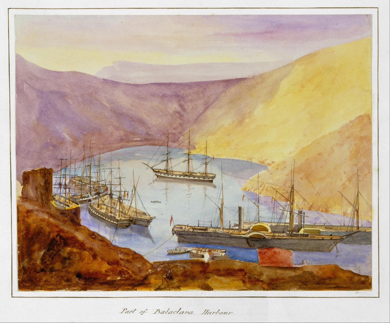 Port Balaclava Harbour autorstwa James Robertson