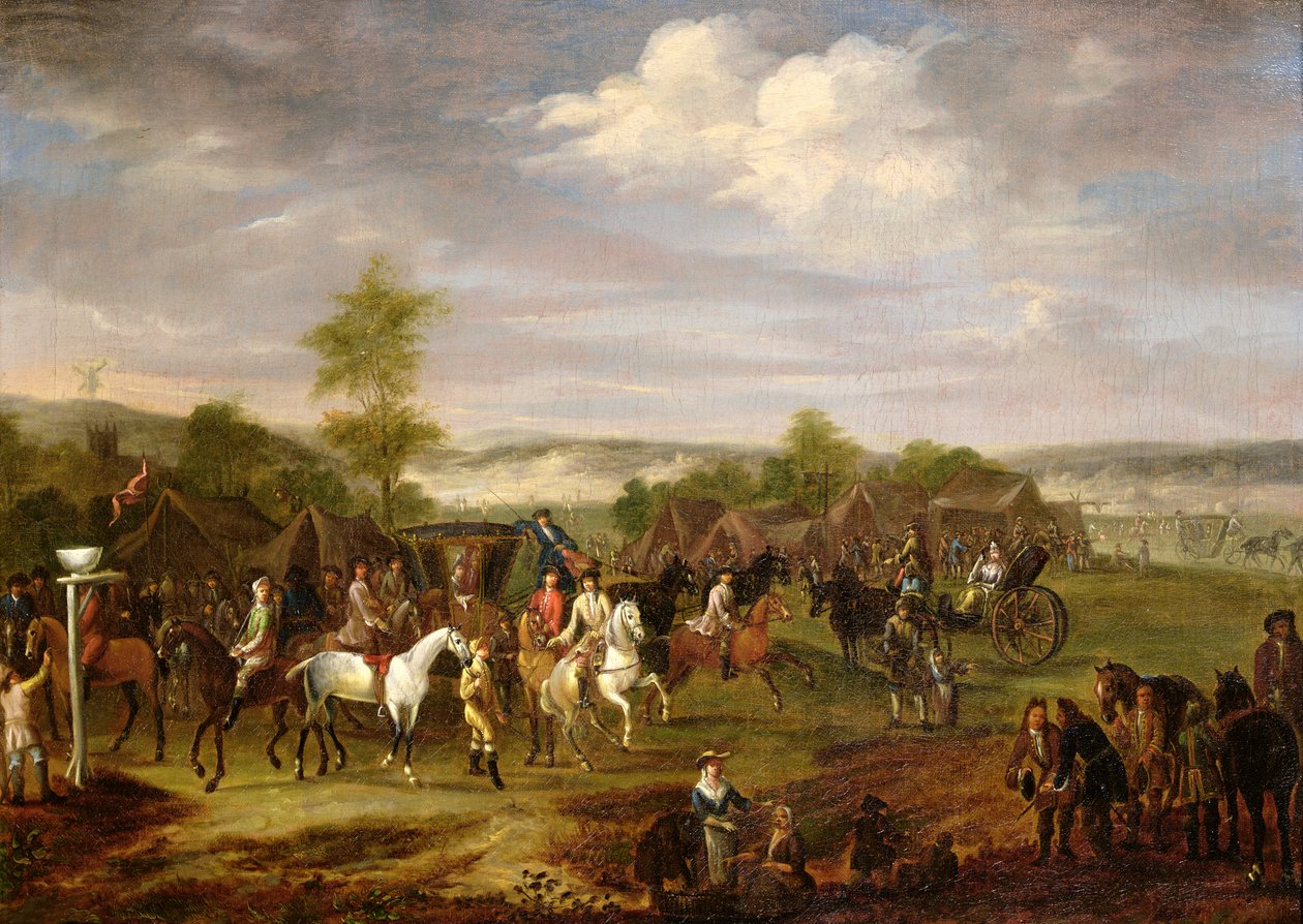 Spotkanie w Clifton and Rawcliffe Ings, York, wrzesień 1709 autorstwa James Ross