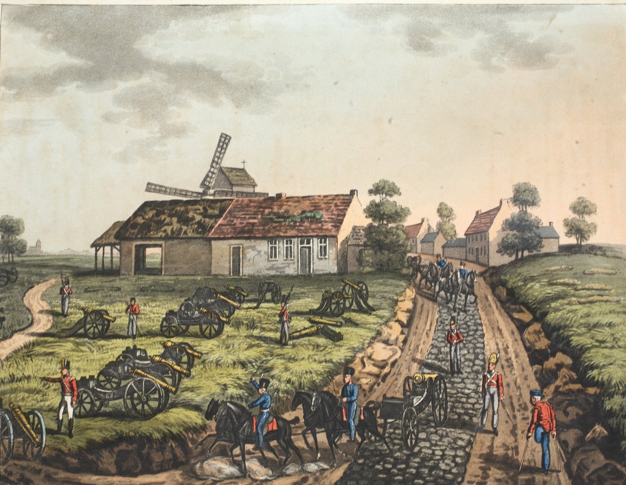Część wsi Mont St Jean autorstwa James Rouse