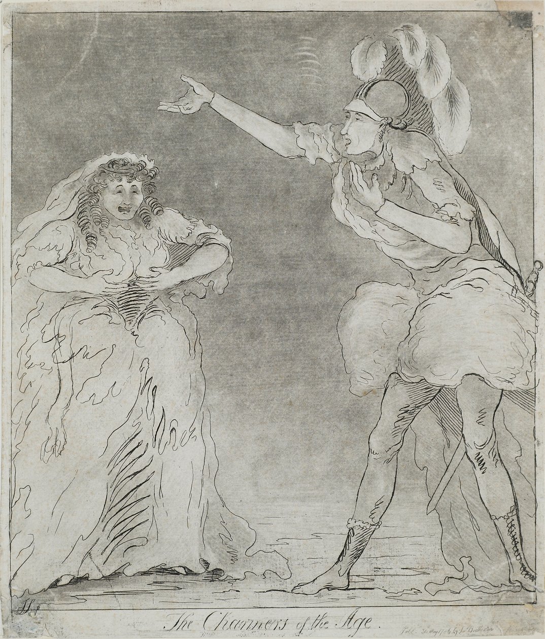 Czarownice epoki, 1786 autorstwa James Sayers