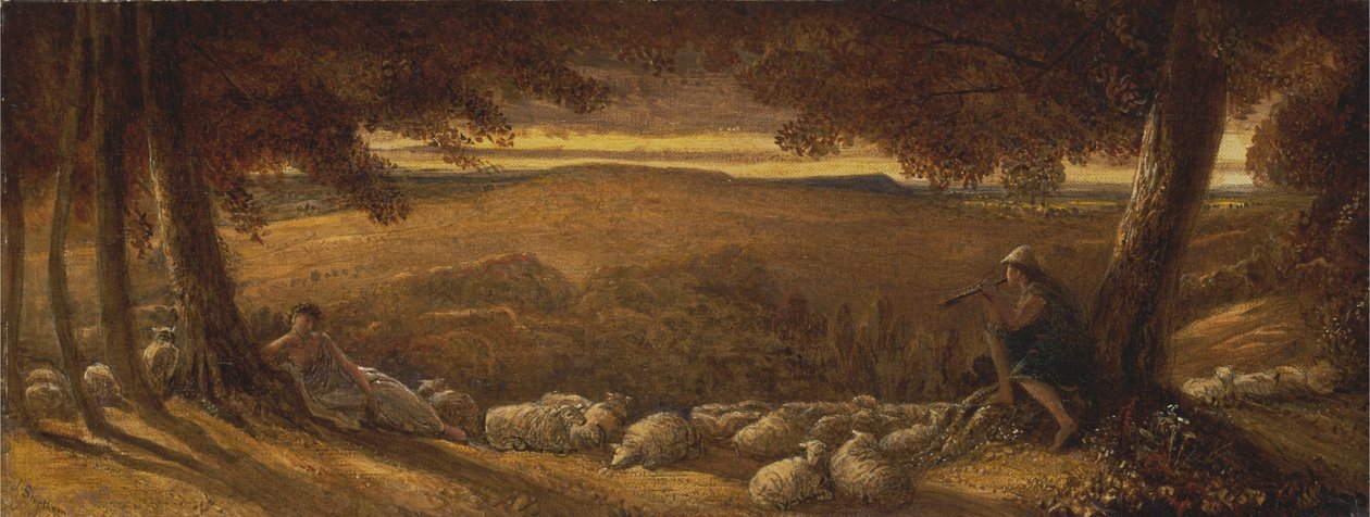 Wieczorne Pastwisko autorstwa James Smetham