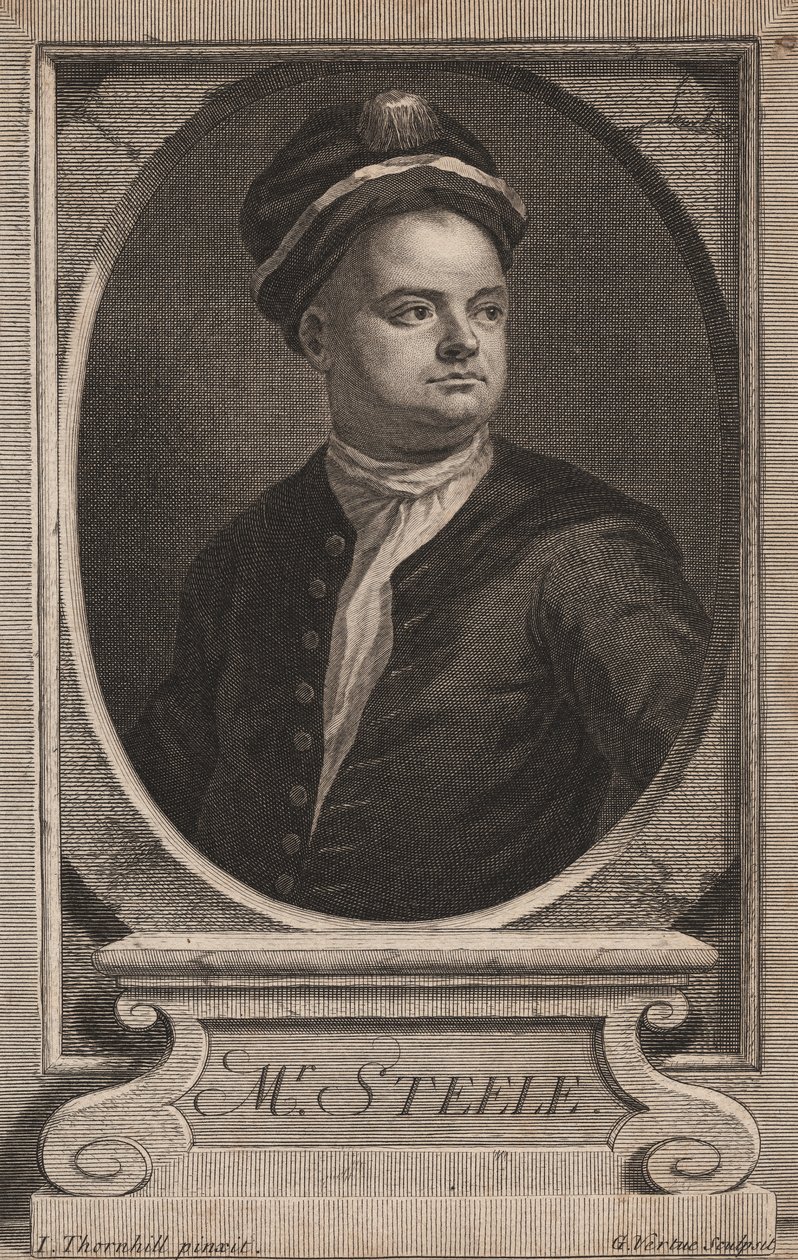 Richard Steele, grawerowany przez George
