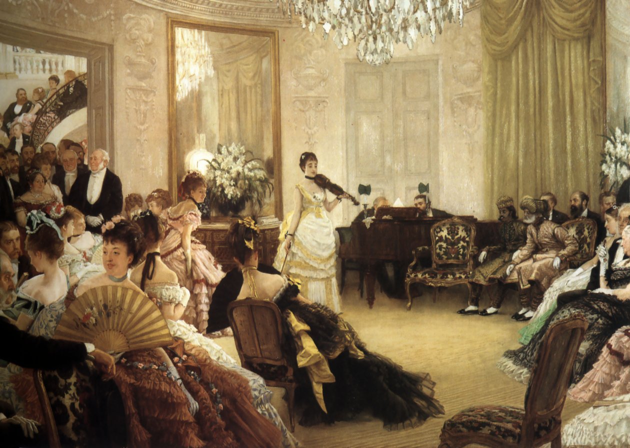 Cicho! autorstwa James Jacques Joseph Tissot