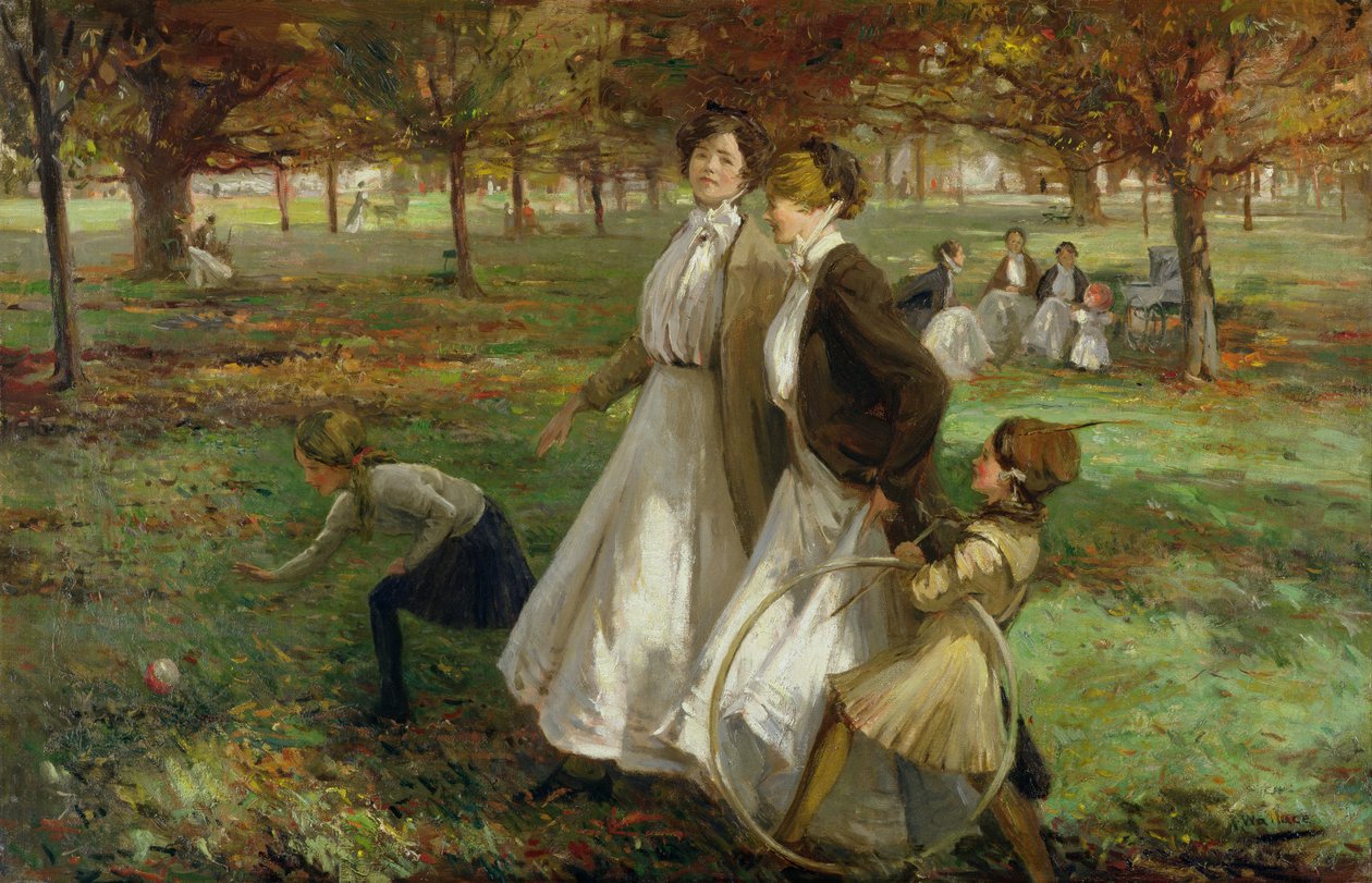 Jesień w Kensington Gardens autorstwa James Wallace