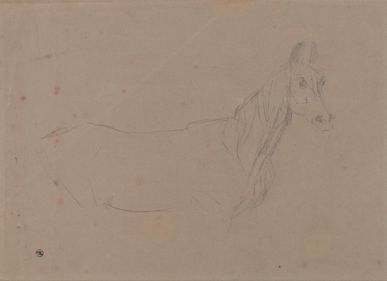 Klacz, prawdopodobnie studium dla LAmour de Cheval, datowany 1827, w galerii Tate autorstwa James Ward