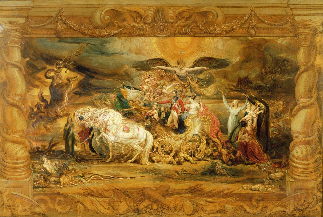 Triumf Artura (1769-1852) księcia Wellingtona autorstwa James Ward