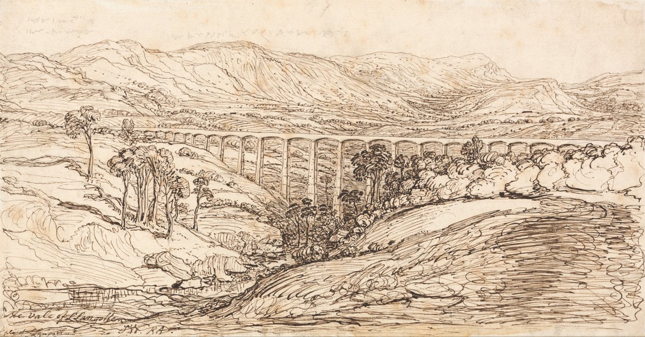 Dolina Llangollen autorstwa James Ward