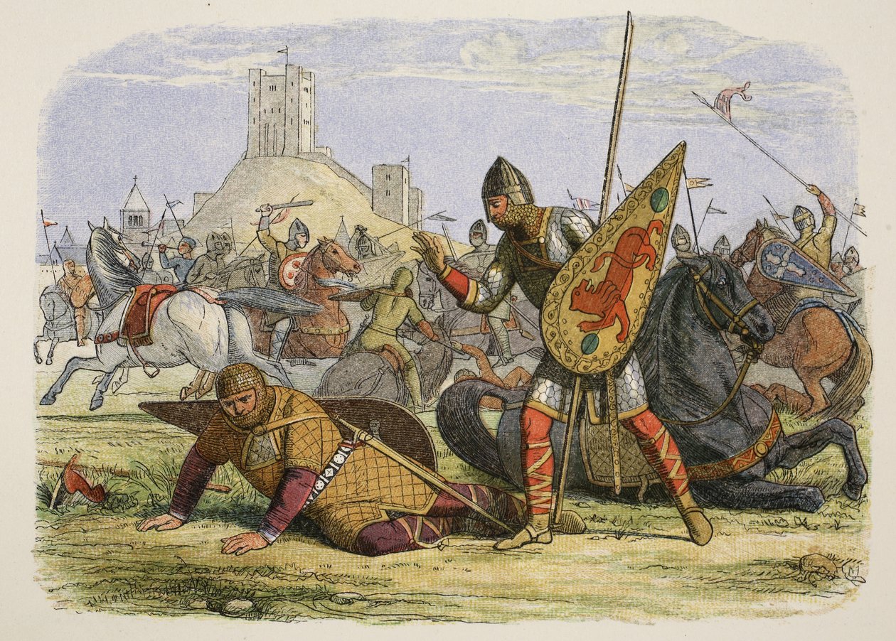 Robert rani swojego ojca, króla Wilhelma I, styczeń 1079, od A Chronicle of England BC 55 do AD 1485, wyd. Londyn, 1863 r. autorstwa James William Edmund Doyle