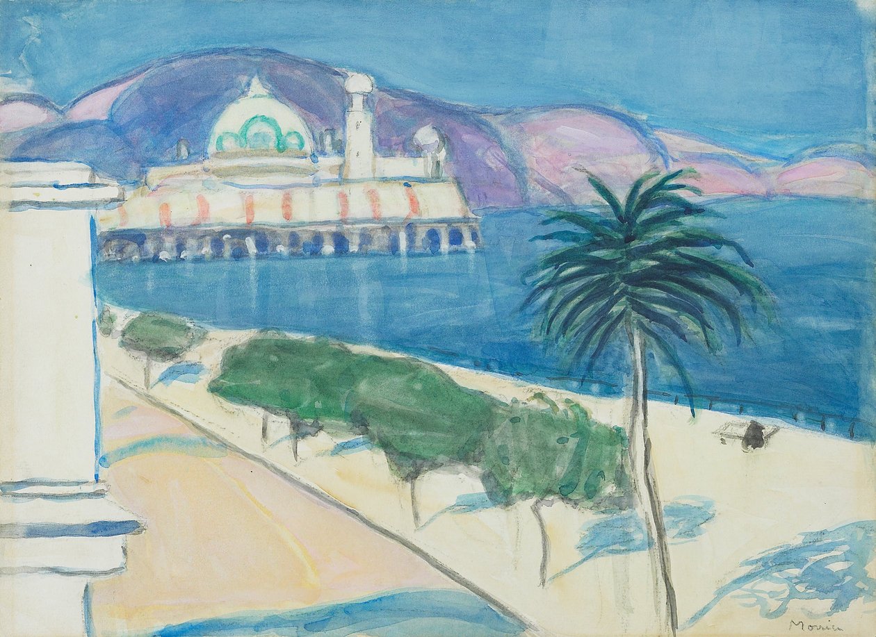 Kasyno nad morzem autorstwa James Wilson Morrice