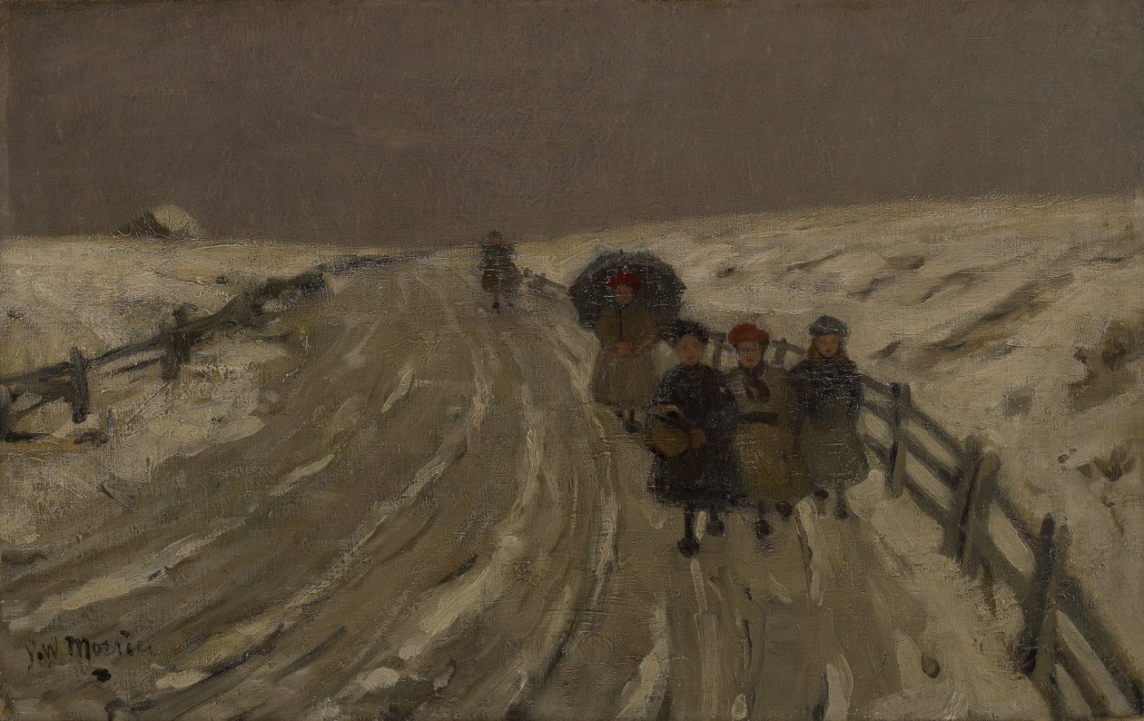 Powrót ze szkoły autorstwa James Wilson Morrice