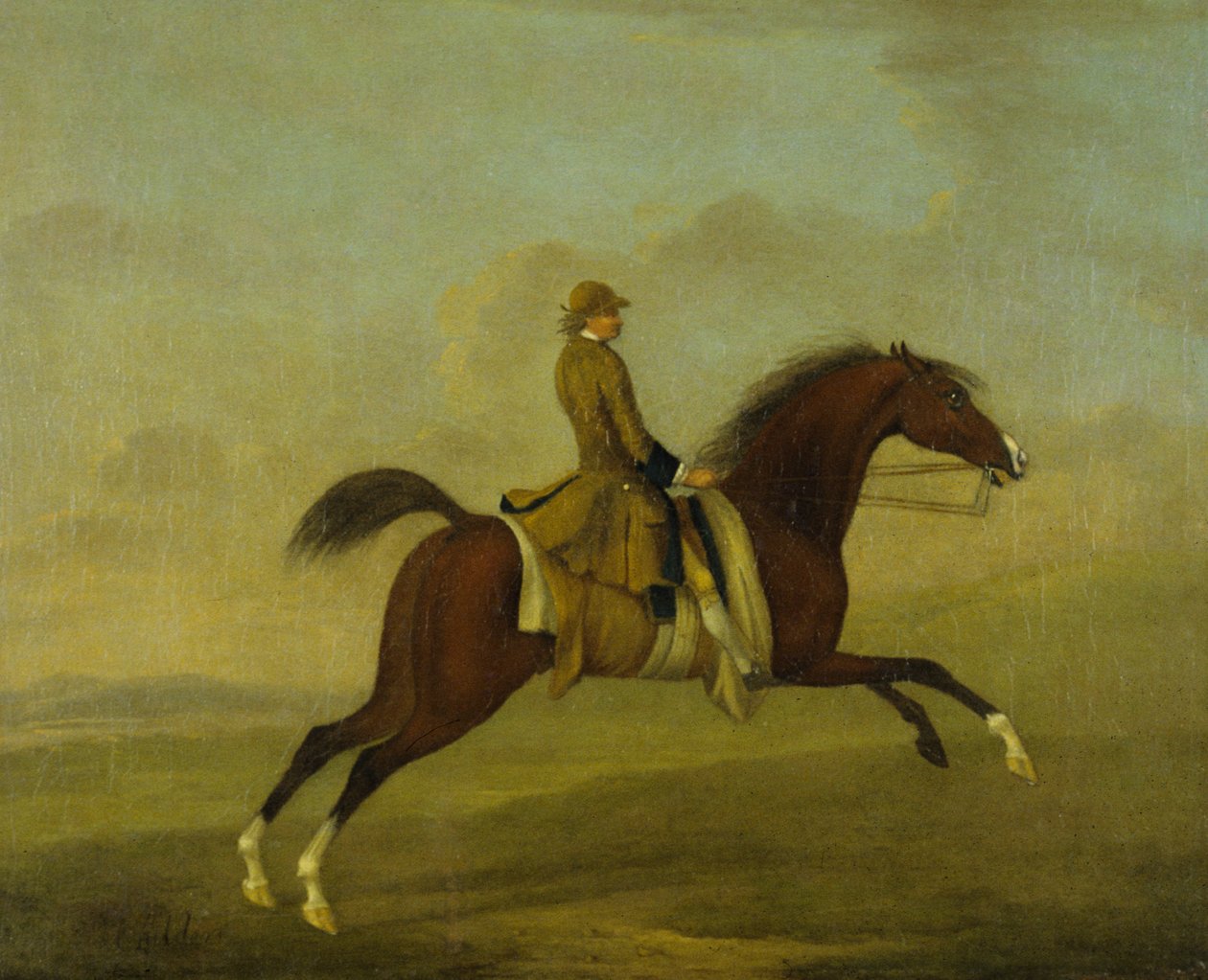 „Flying Childers” z Jockey Up (olej na płótnie) autorstwa James (after) Seymour