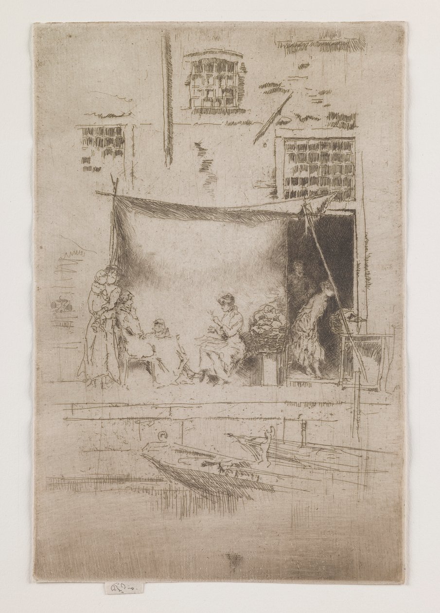 Stragan z owocami autorstwa James Abbott McNeill Whistler