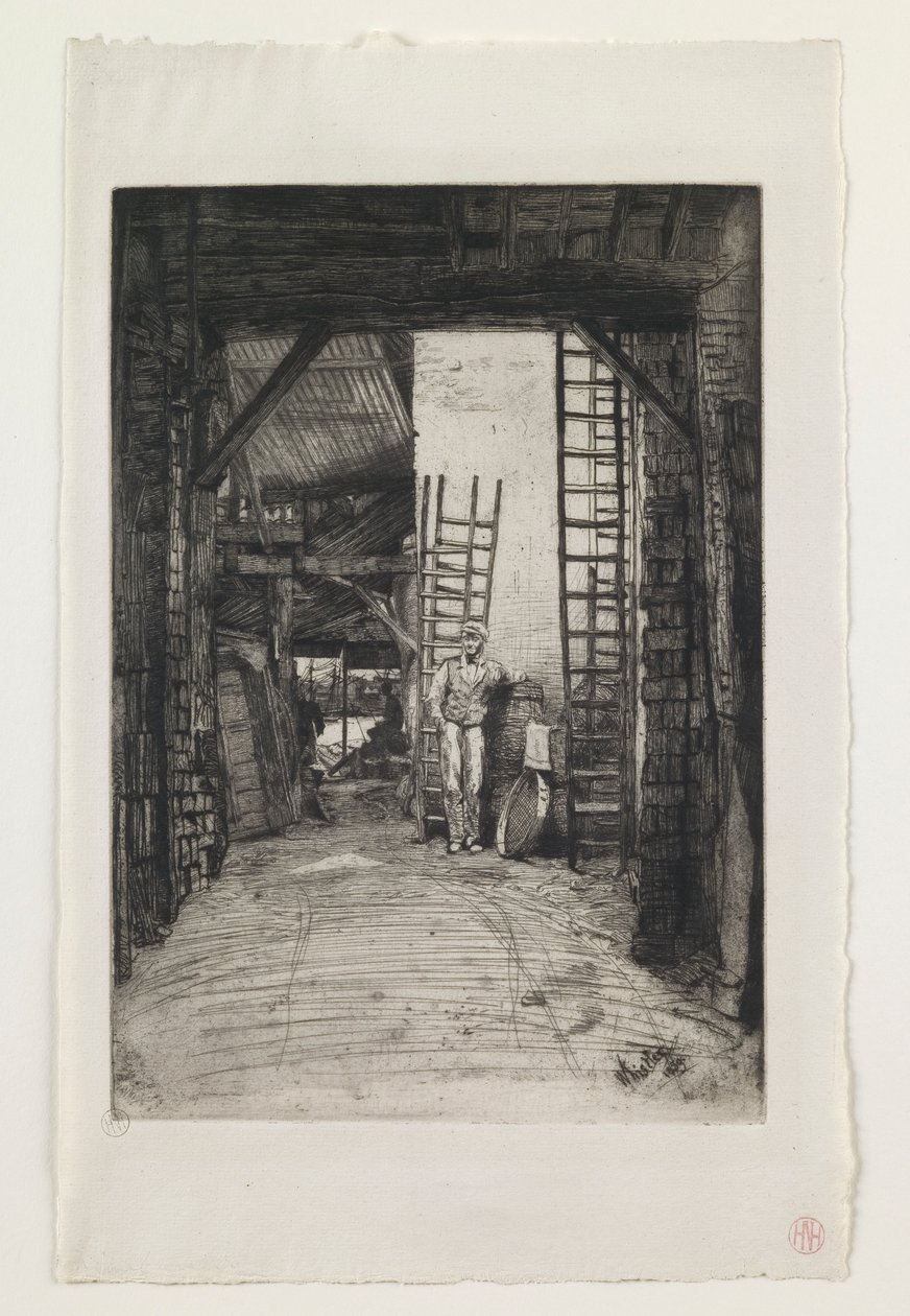 W. Jones, Limeburner, Thames Street autorstwa James Abbott McNeill Whistler