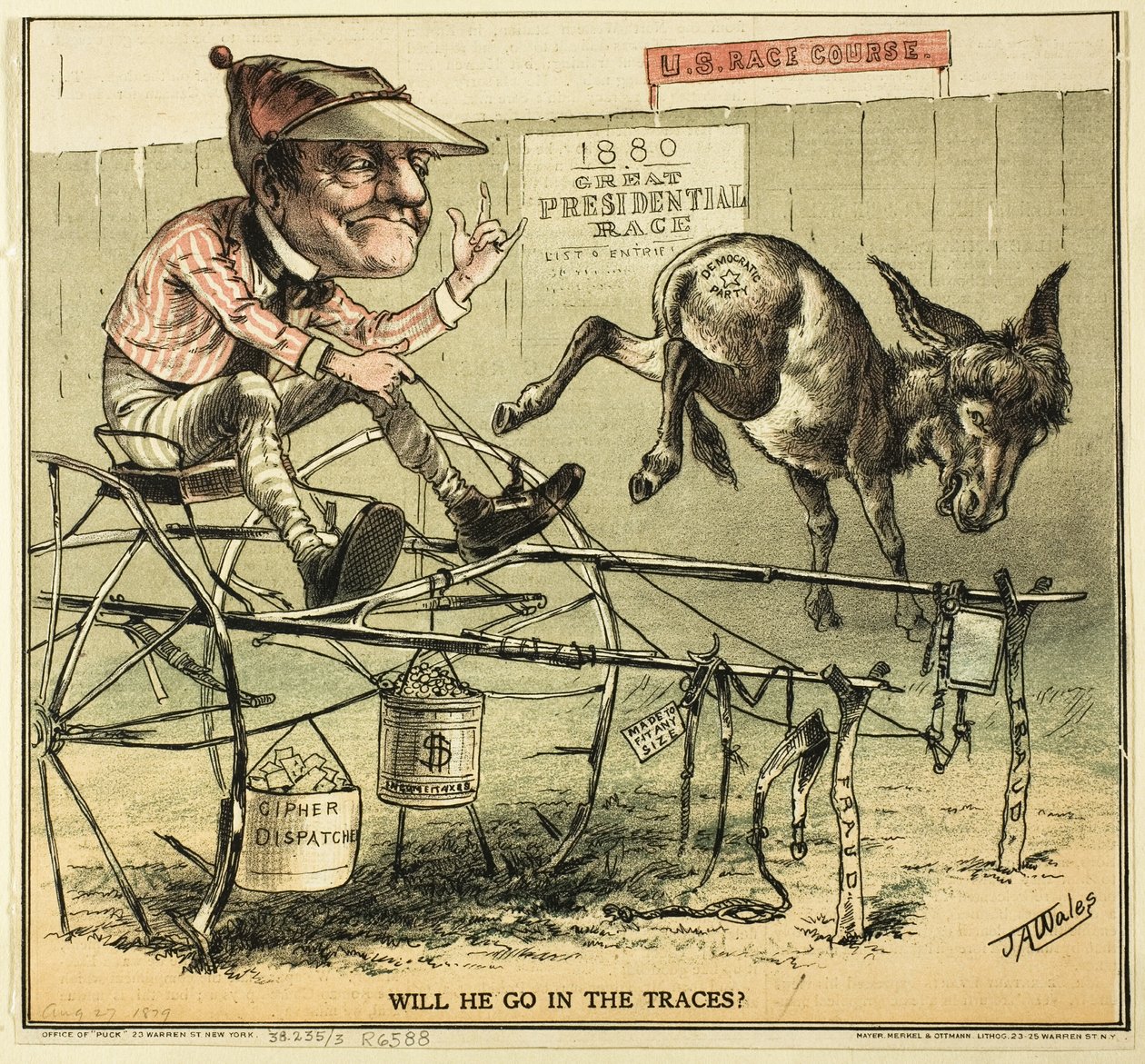Will He Go w The Traces, z Pucka autorstwa James A. Wales