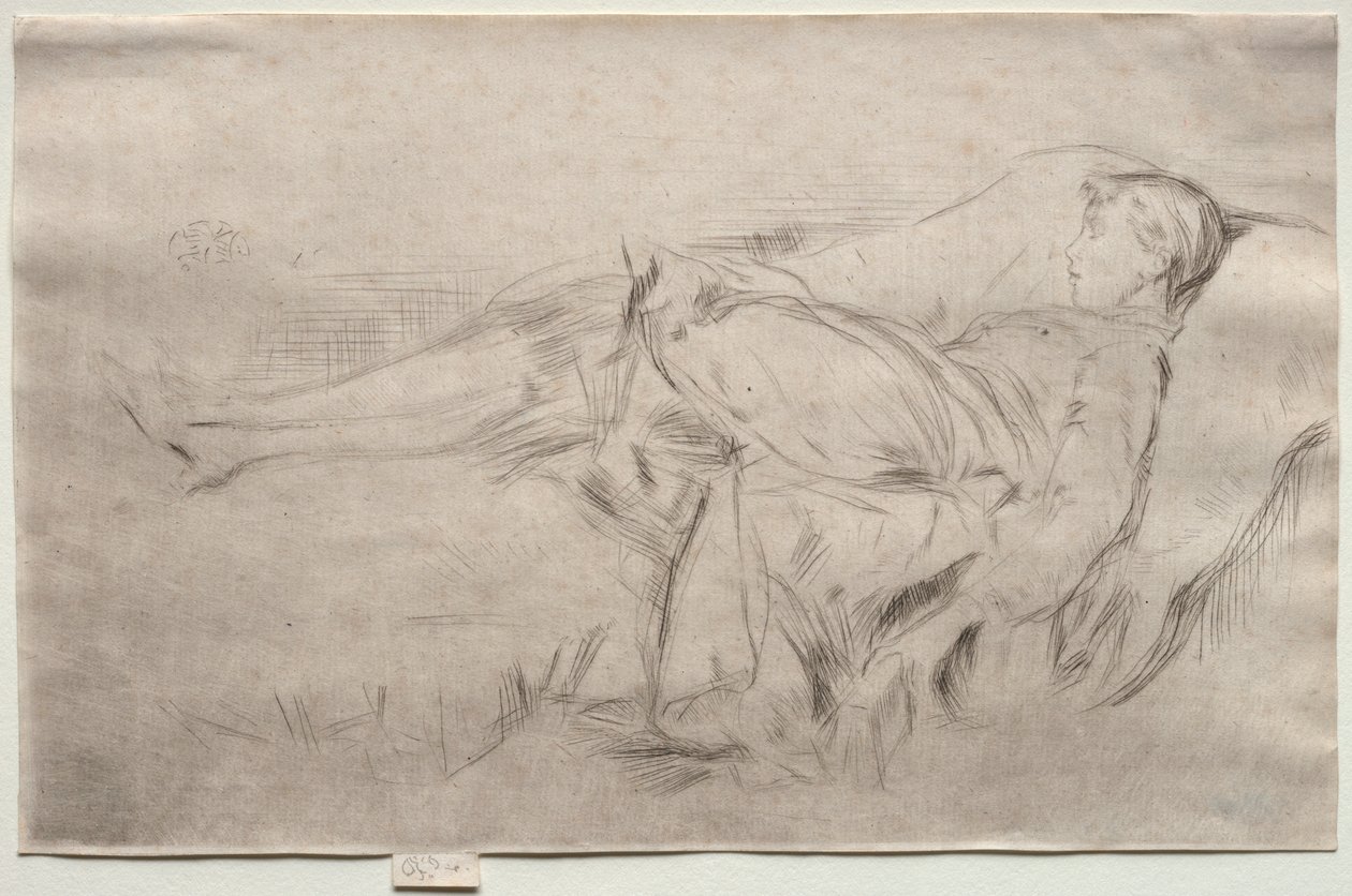 Dziecko na kanapie, nr 2. autorstwa James Abbott McNeill Whistler