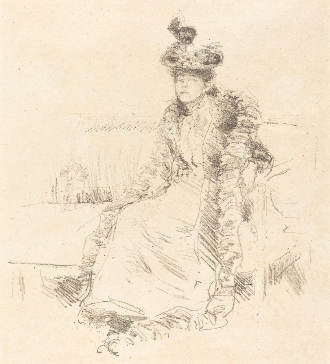 Siedząca dama, 1893. autorstwa James Abbott McNeill Whistler