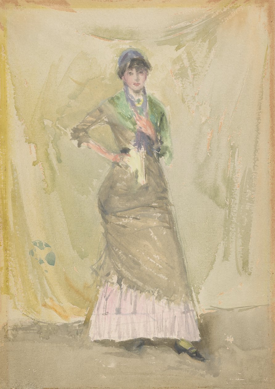 Notatka w kolorze zielonym, 1883-1884. autorstwa James Abbott McNeill Whistler
