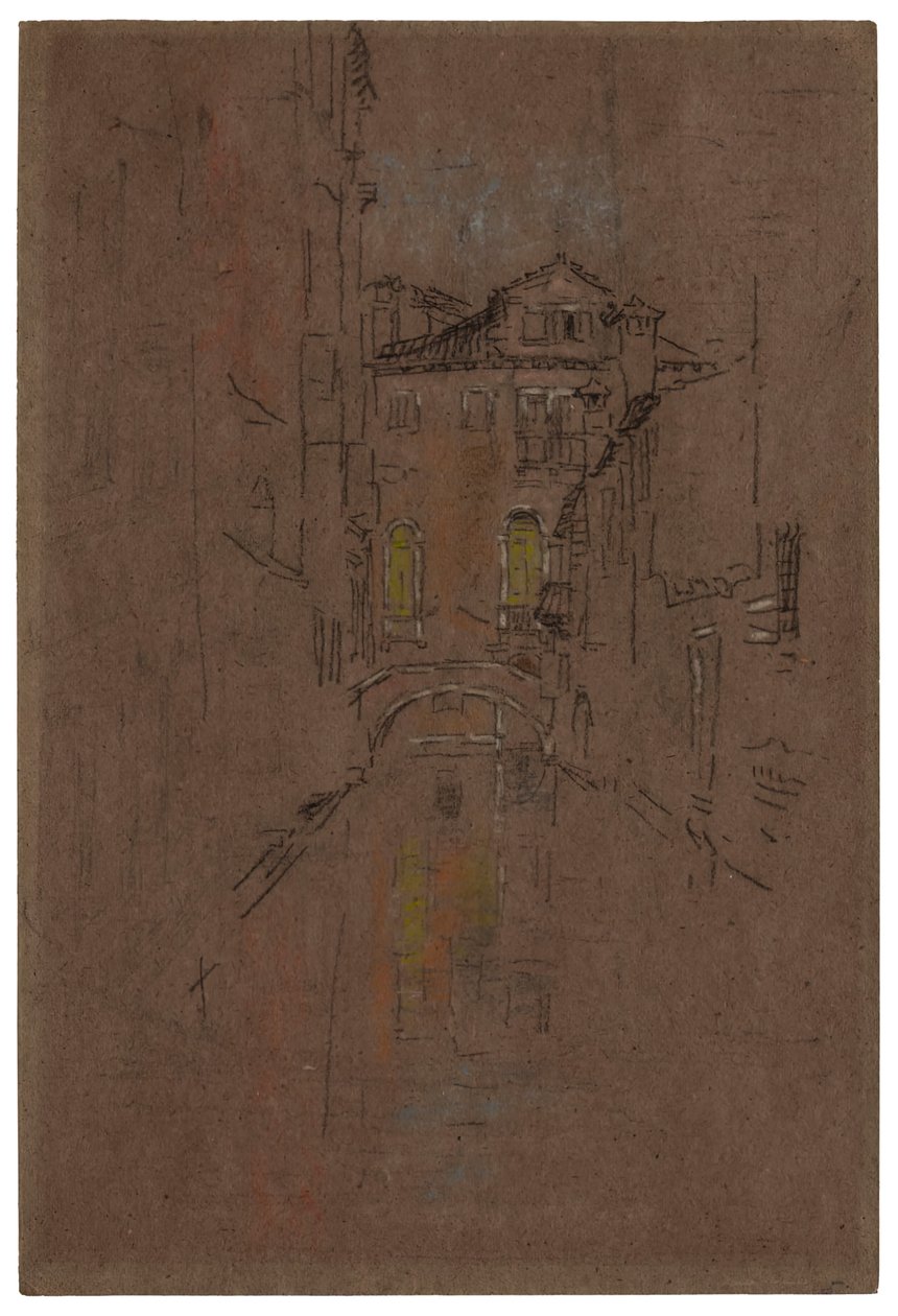 Kanał wenecki, 1879-1880. autorstwa James Abbott McNeill Whistler