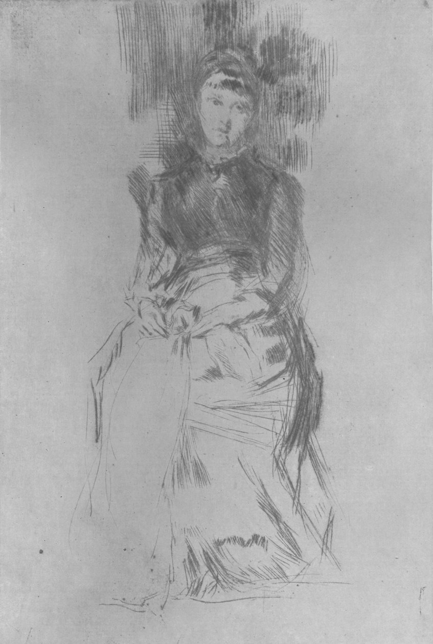 Agnieszka, ok. 1875, 1904 autorstwa James Abbott McNeill Whistler