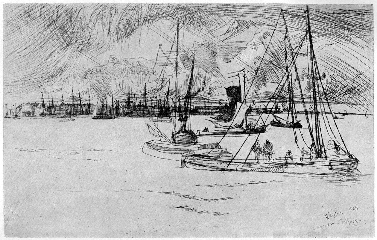 Amsterdam, XIX wiek 1904. autorstwa James Abbott McNeill Whistler