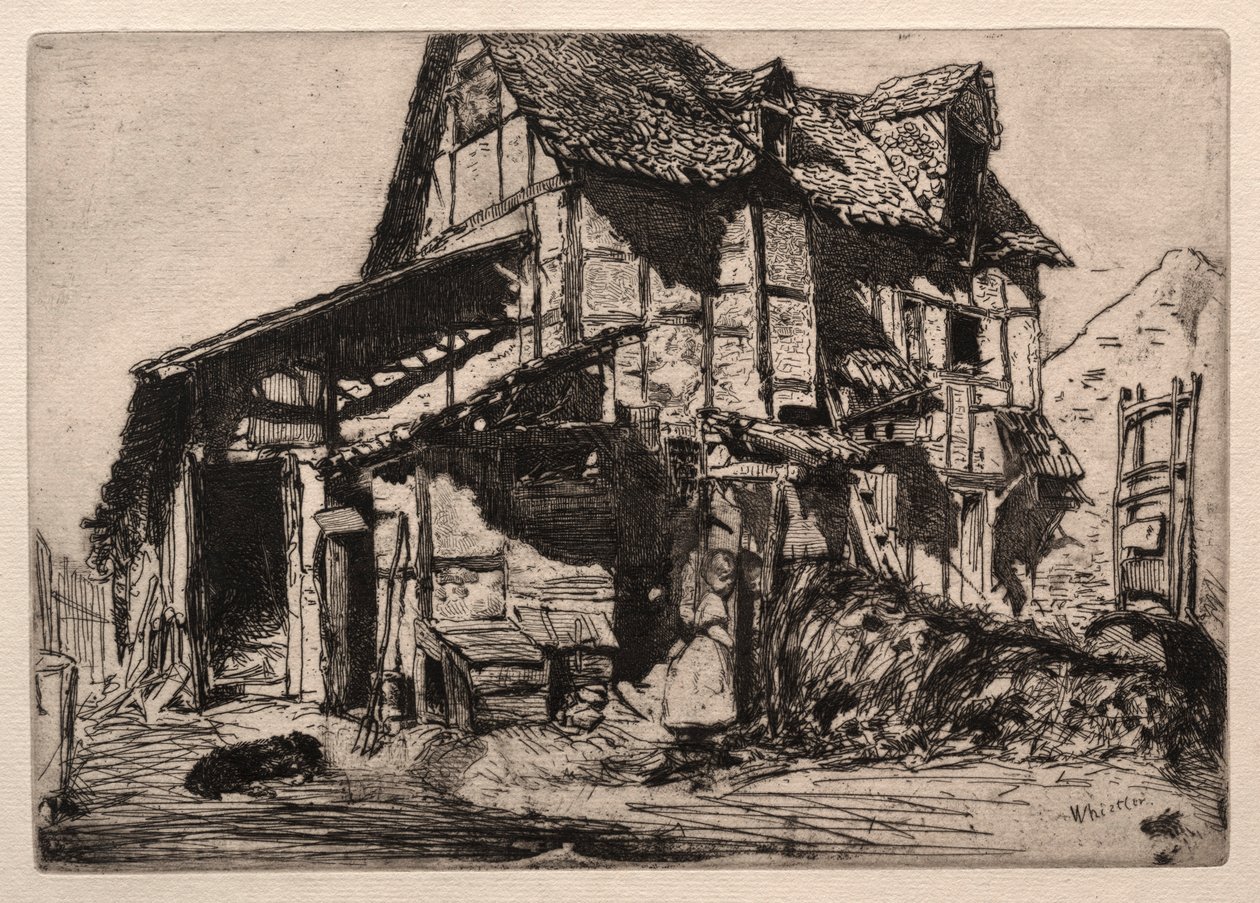 Niebezpieczna kamienica. autorstwa James Abbott McNeill Whistler