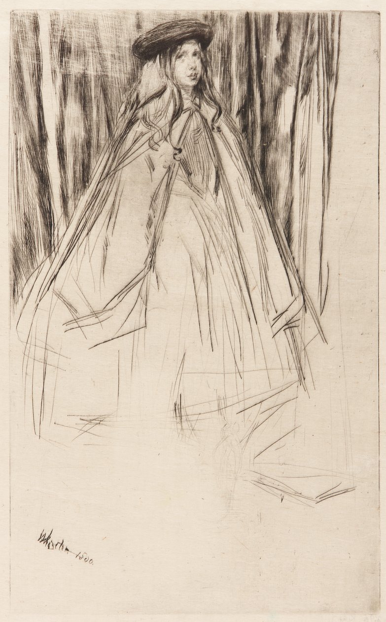Annie Haden, 1860. autorstwa James Abbott McNeill Whistler