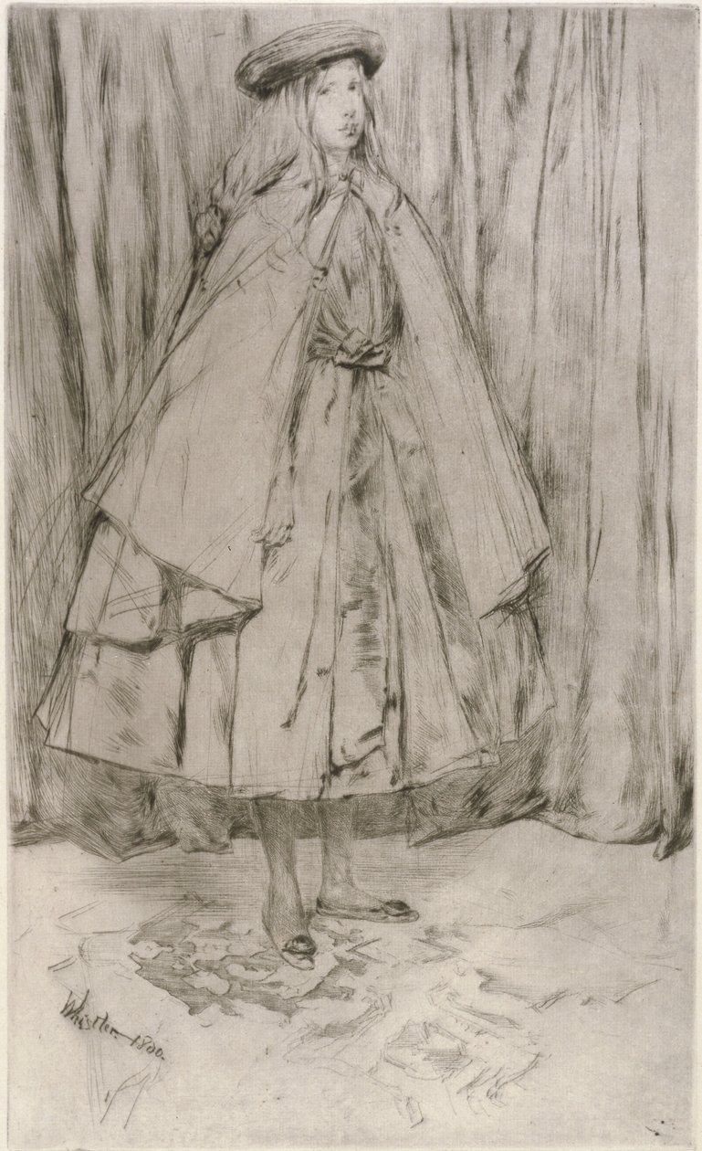 Annie Haden, 1860 r autorstwa James Abbott McNeill Whistler
